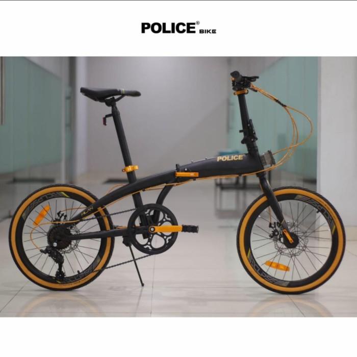 Sepeda Sepeda Lipat 20 Inch Element Police Milan