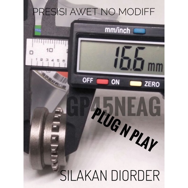 GIR GEAR SPROCKET TIMING  BAWAH  Neotech 17 T  TIGER ,MEGA PRO, banyak gigi 17 Anti Rompal-2