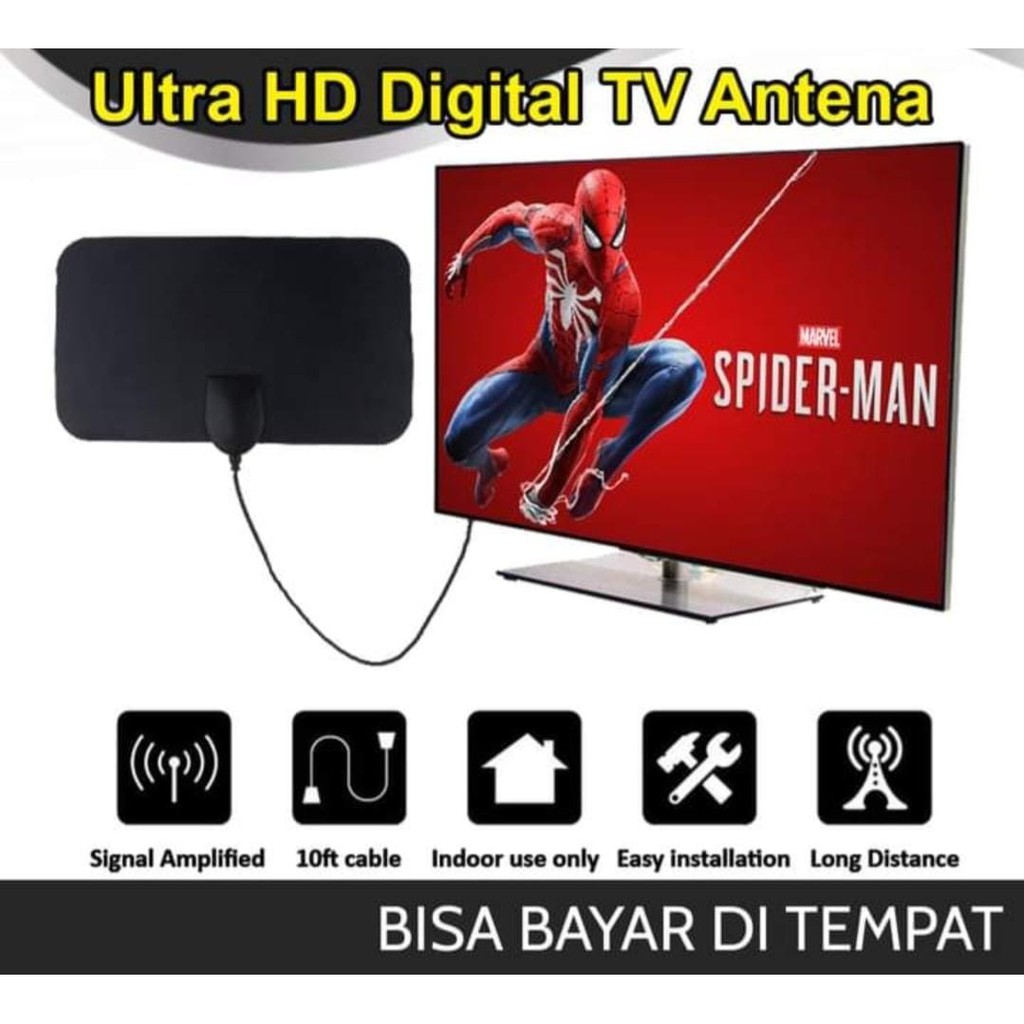 Antena TV TABUNG, LED, Digital SUPER JERNIH