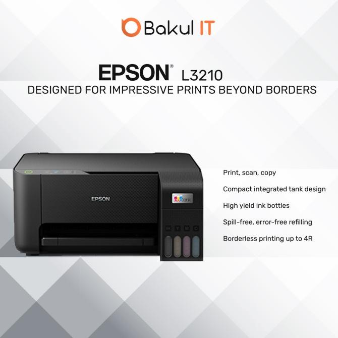 Epson L3210 Printer EcoTank Multifungsi - Print/Scan/Copy