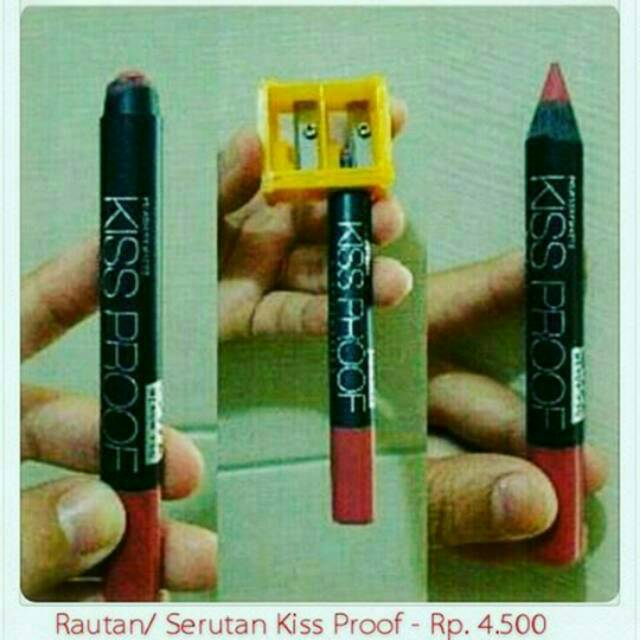 

rautan kisproof/lipstik/pensil