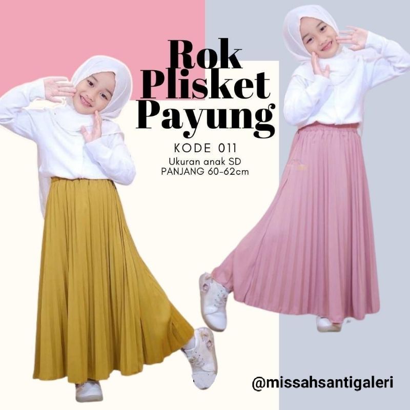 ROK PLISKET PREMIUM ANAK UMUR 3-7 TAHUN