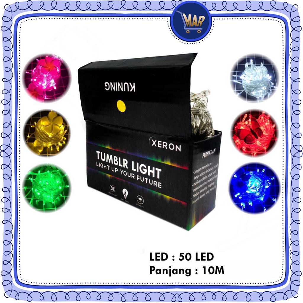 LAMPU TUMBLR 10 METER 50 LED