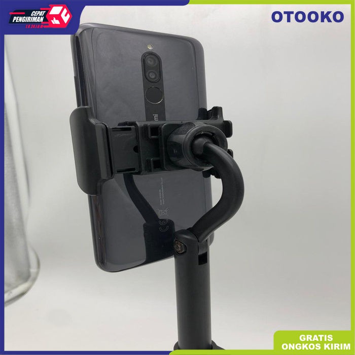 adjustable Monopod Ponsel Stand Desktop Phone Smartphone Holder 360