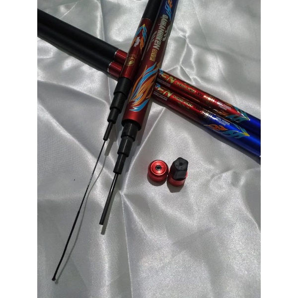 Joran Tegek Import Action Kaku Ujung Solid Cocok Untuk Bandeng Panjang 3,6 M dan 4,5 M Tegek Murah T