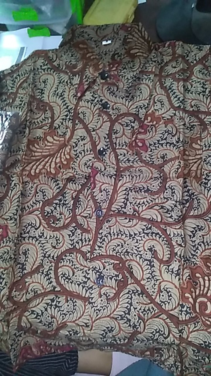 Batik Couple Keluarga - Sania Ruffle Batik Couple Ori Standar & Jumbo - Batik Pekalongan