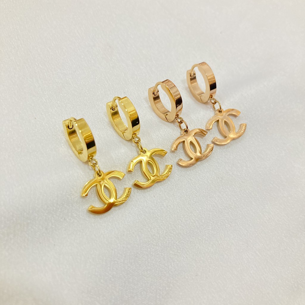 Anting Jepit Titanium Wanita Anti Karat Aksesoris Fashion AT-027