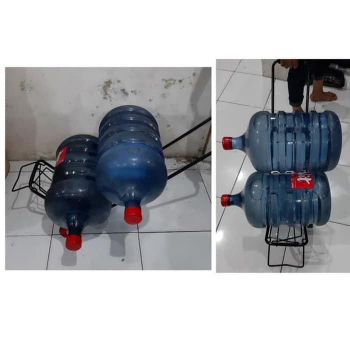 MINI TROLI GALON &amp; GAS TROLLEY LIPAT AQUA GALON TABUNG GAS PORTABLE