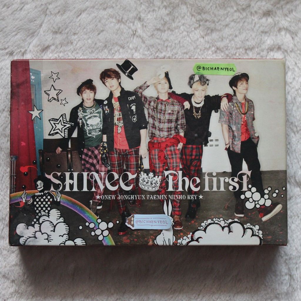SHINee The First Japan Album Deluxe Box | Onew Minho Key Taemin Jonghyun Photocard