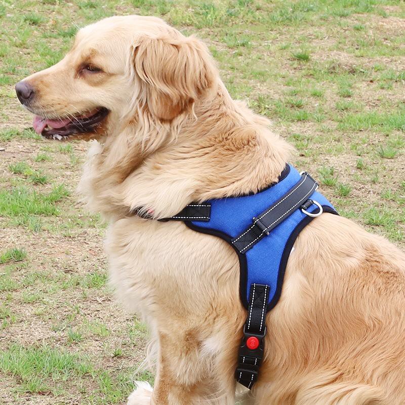 PH.Medan Harness Dada Bahan Nilon Adjustable untuk Anjing