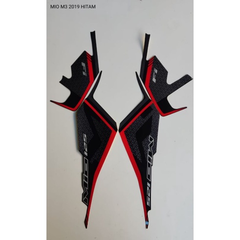 STRIPING MIO M3 2019 HITAM