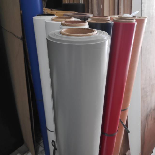 PVC Sheet / Decco Deco Taco Sheet Supercon - Grey / Abu-abu Doff Kulit Jeruk