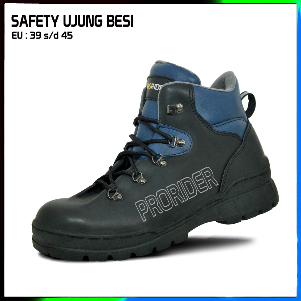 Sepatu gunung safety murah / sepatu motor harian / sepatu touring / prorider