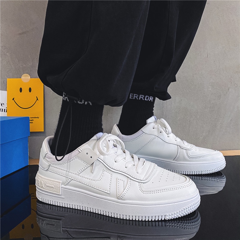 Toread Sneakers Putih Pria/Wanita Sepatu Fashion Casual Outdoor Kekinian KSR105