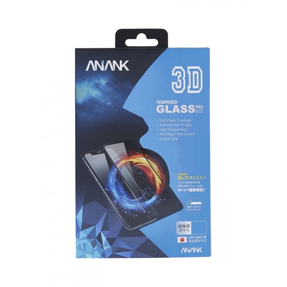 ANANK 3D Full Screen Tempered Glass Pro 9H for iPh 11 Max Pro