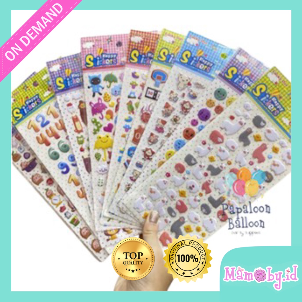 

Mamoshop Sticker Anak Premium Ukuran medium