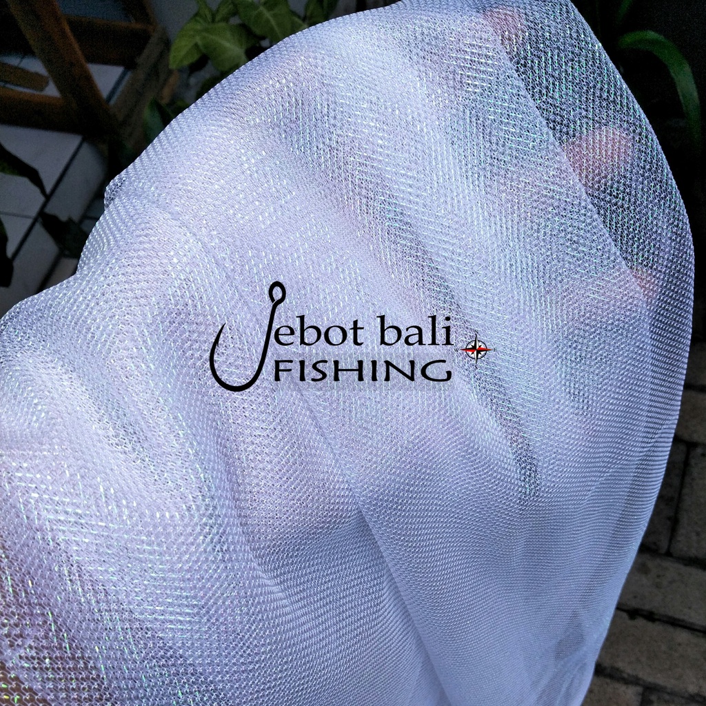 Kain EGI Model Yamashita Putih Panjang 100 x Lebar 75 cm - Kain Egi Kapela - Kain Pembungkus Umpan P