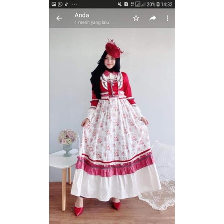 Gamis Esme Merah Putih Kemerdekaan