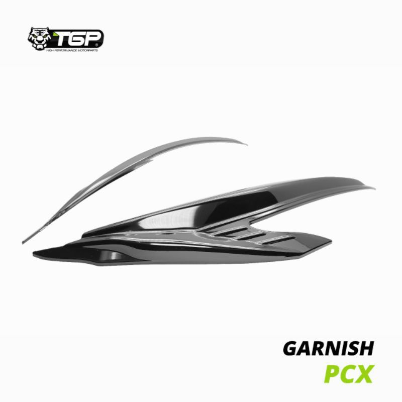GARNISH LAMPU DEPAN HONDA PCX 150 TGP VARIASI AKSESORIS