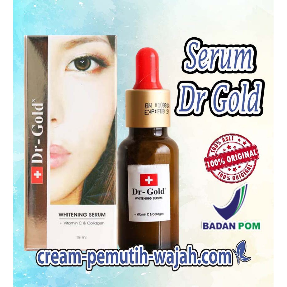 ✨ AKU MURAH ✨ [BARANG SALE L.3] [DR.GOLD] Dr Gold Serum Instant Whitening / BPOM dan Original