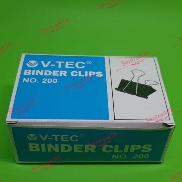 

V-TEC Binder Klip no 200 (isi12pcs)