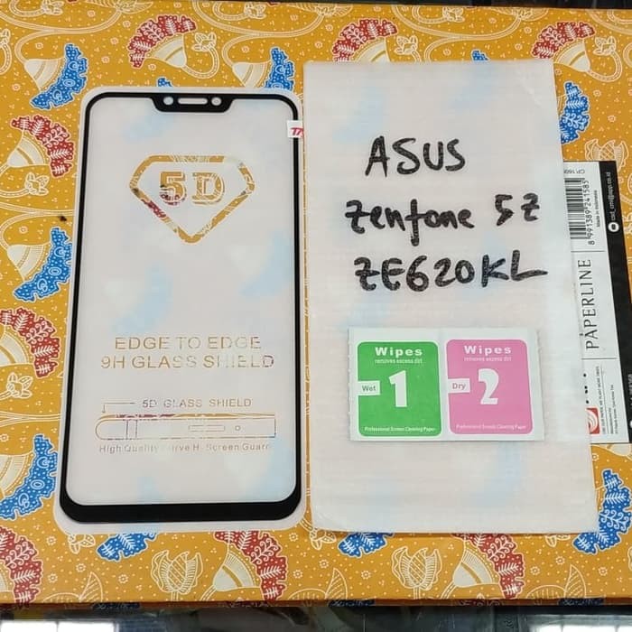 Tempered glass full asus zenfone 5z 5 Z ZE620KL ZS620KL gorila full