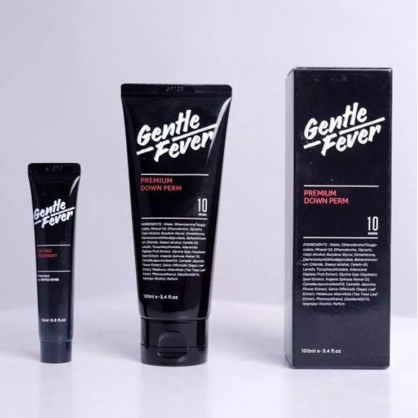 Gentle Fever Down Foam Perawatan Pelurus Rambut Ikal R84