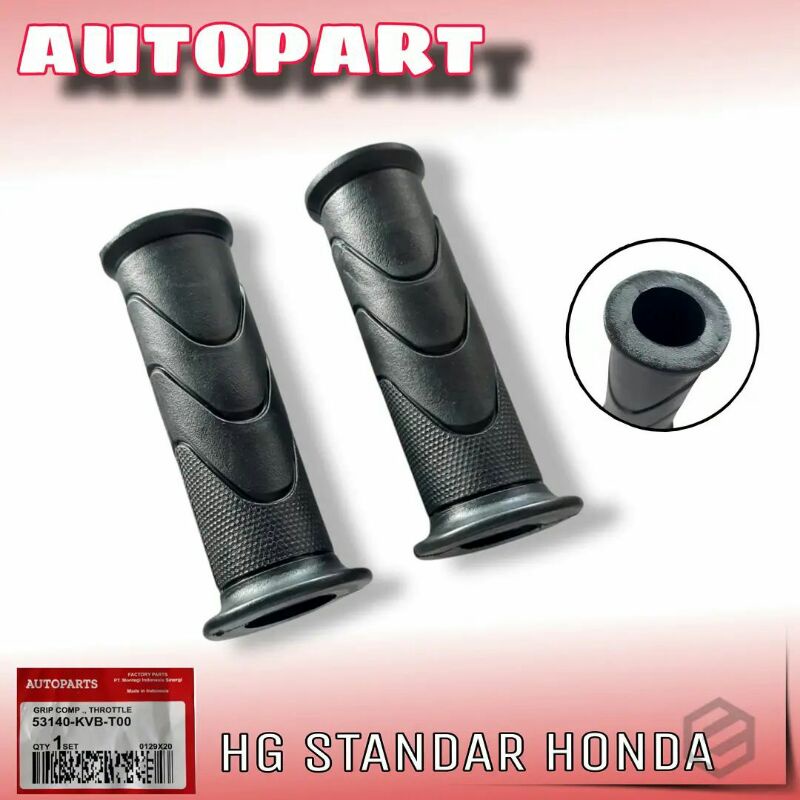 Handgrip Standar Honda Universal sarung gas honda original / Grip Motor Model Honda handgrip rcb ktc