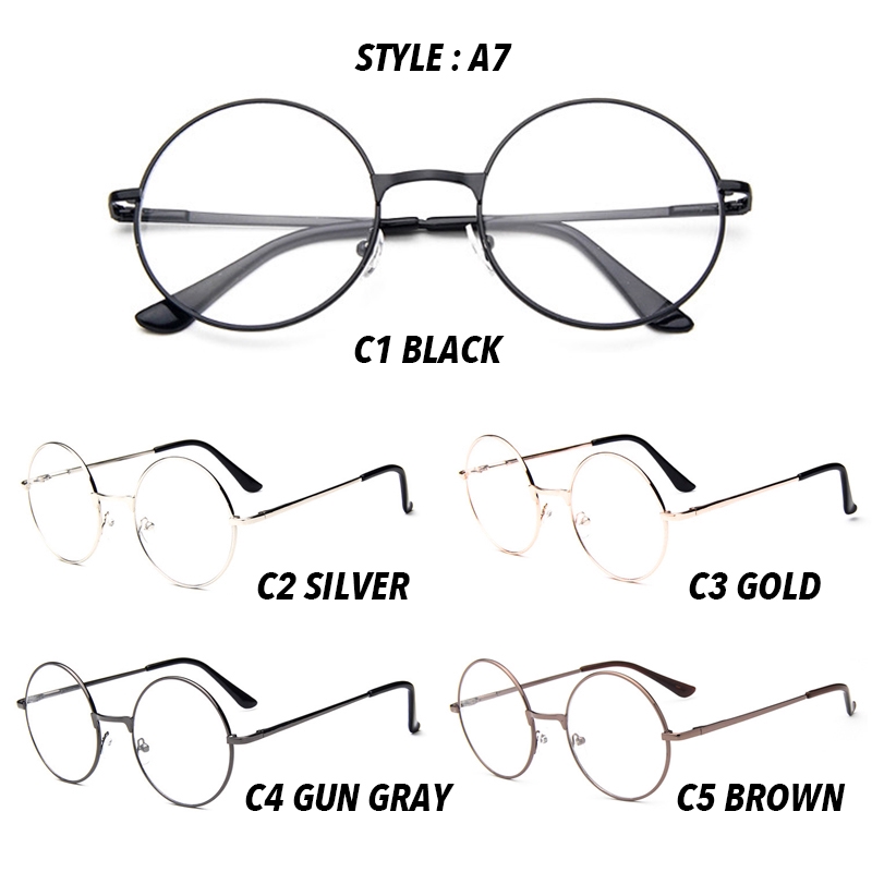 (YUZHU) Bayar di Tempat 7 in 1 INS Fashion Terpolarisasi Kacamata Hitam Wanita/Pria Anti Blue Eyeglasses