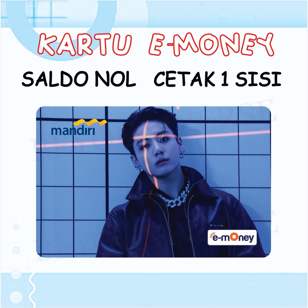 Kartu FLAZZ BCA gen 2 / MANDIRI E-money Foto Jungkook BTS PROOF Photo Concept 1 Emoney Etoll Custom 