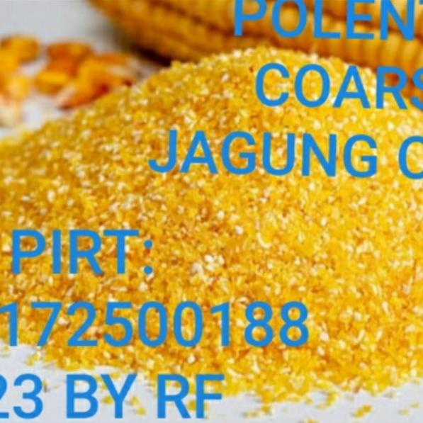

Organic Polenta Coarse 500gram / Corn Meal / Tepung Jagung Kasar 500gr