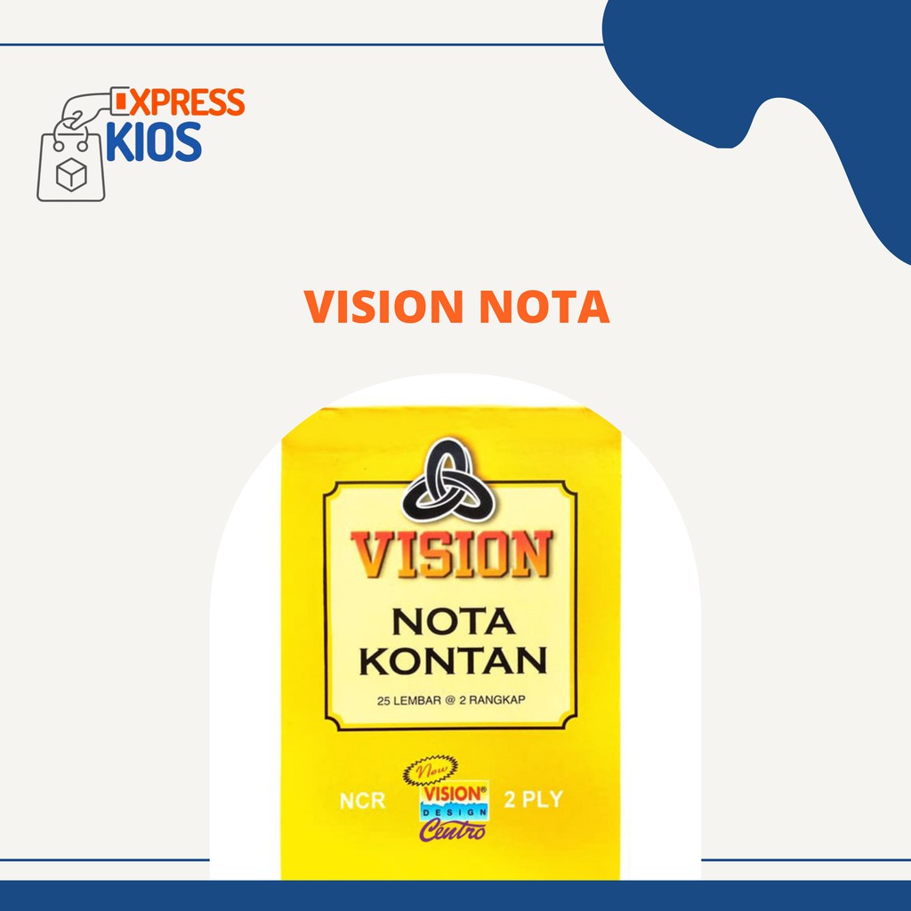

VISION NOTA KONTAN / BUKU NOTA - 2 Ply