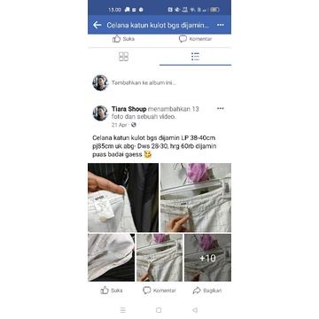 kulot kotak putih bgs dijamin katun adem nyaman adem