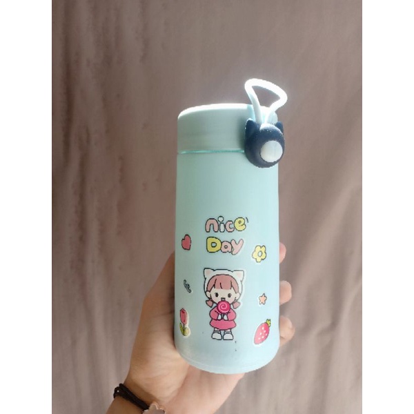 botol minum anak lucu draw 300ml