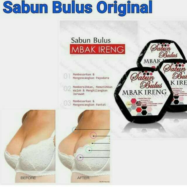 Sabun bulus mbk ireng / pembesar payudara BPOM