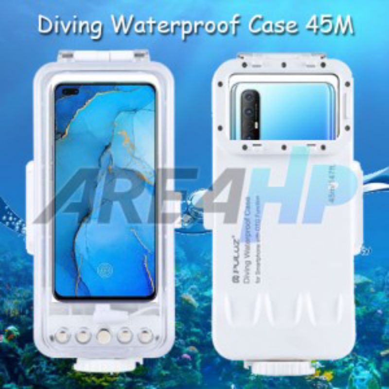 Puluz Diving Waterproof Case Casing Cover 45M Oppo Reno 3 Pro