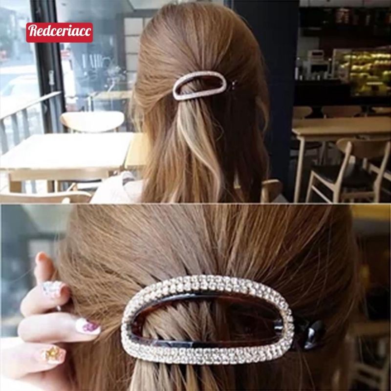 Jepit rambut korea wanita motif baru original import