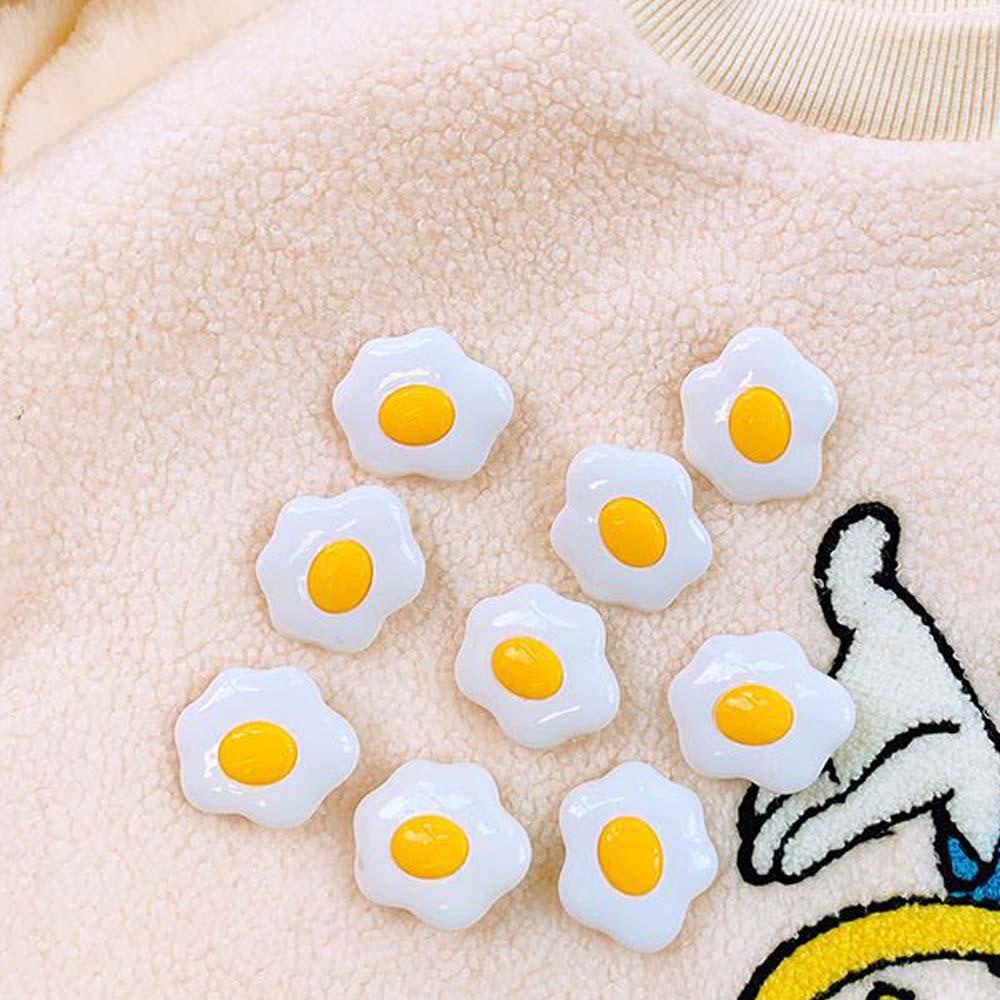 Agustinina Poached Egg Bros Liar Kreatif Wanita Aksesoris Liontin Anak Perempuan Bros Pin