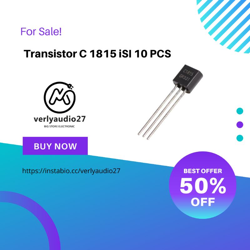transistor c1815 NPN C 1815TRANSISTOR C 1815 TR C1815 
Transistor NPN 2SC1815 TR C 1815 GR
