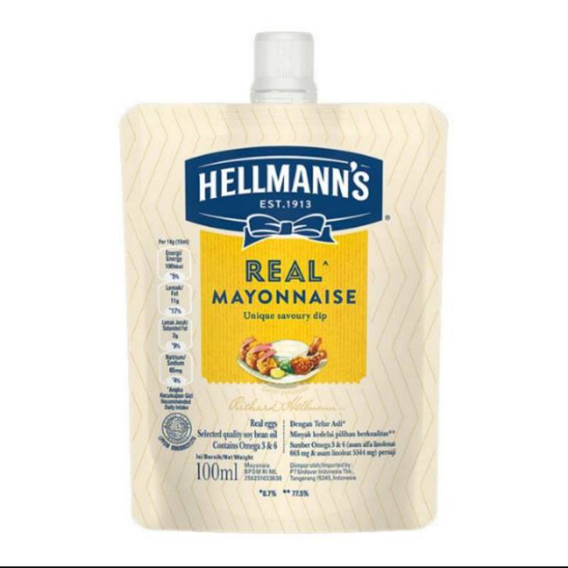 

Hellmann's Real Mayonaise 100 ml