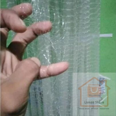 Jaring Ikan Siap Pakai Tinggi 1 meter Panjang 40 - 50 meter Senar 0,15 Lubang 3/4 inci (kelingking)