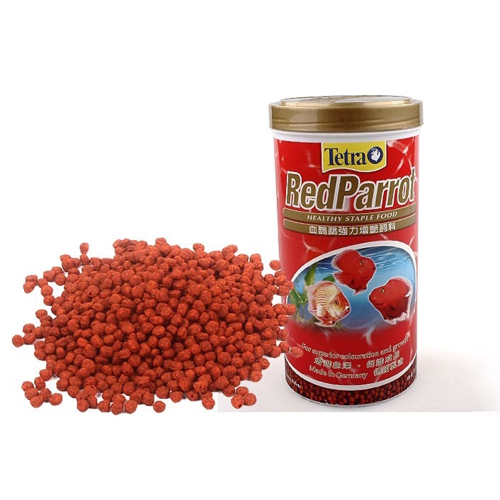 tetra red parrot 320gr pakan ikan red parrot louhan cichlid gen merah