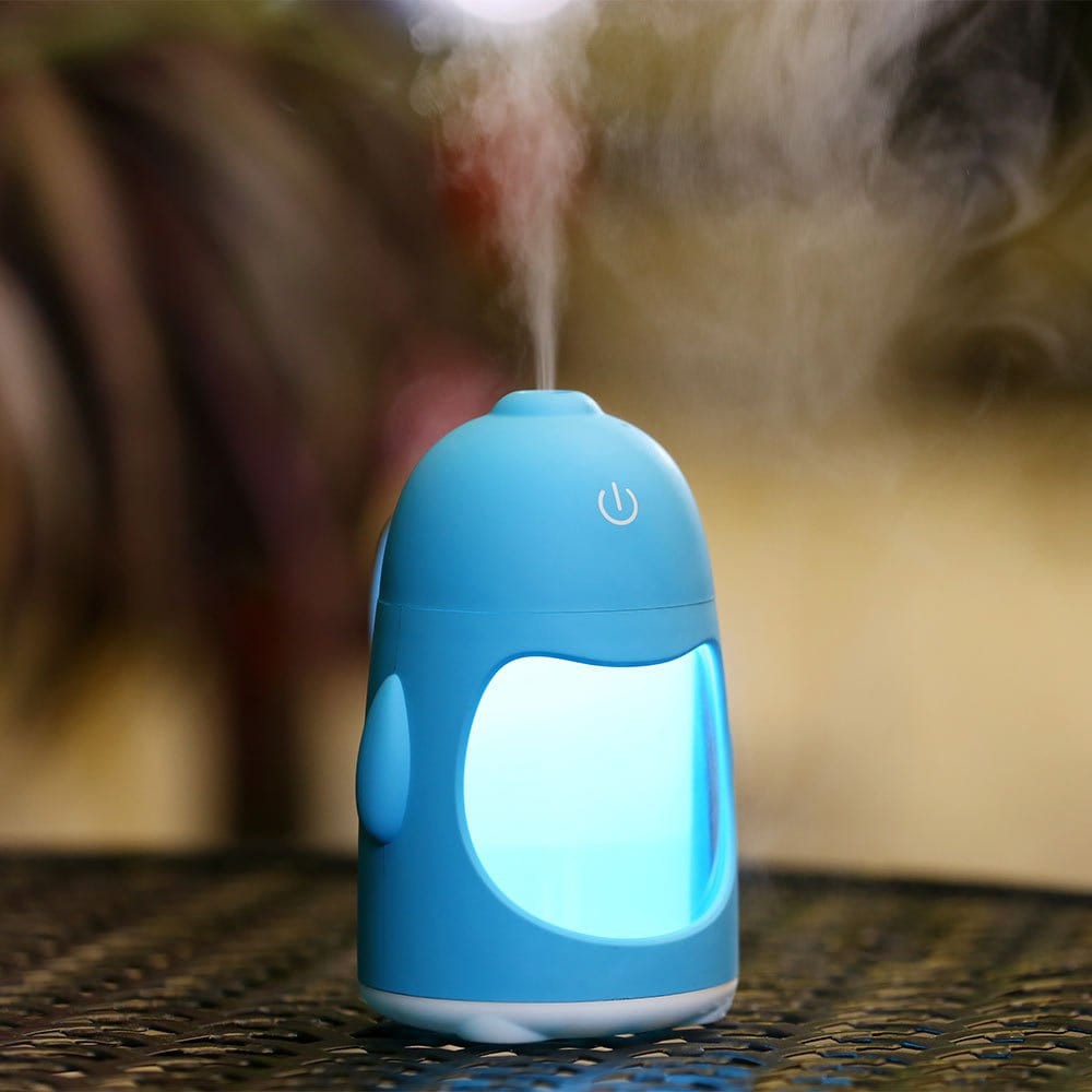 USB Penguin Humidifier Colorful LED Light - QW-Q3 - 150ML