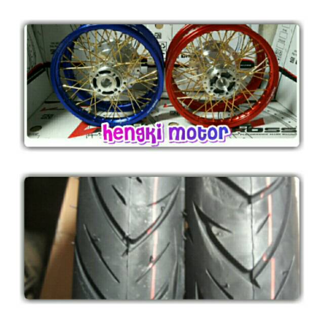 Velg matic ring 14 plus ban fdr baru ..beat .vario .scopy .mio m3 .xeon .fino