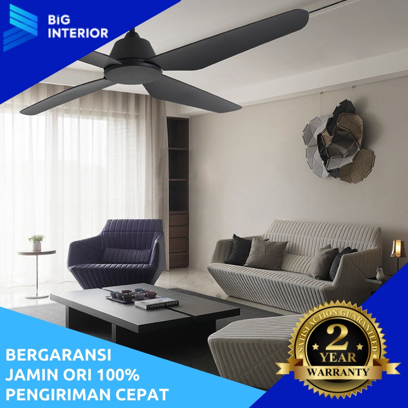 Kipas Angin Gantung Plafond, MT Edma, 52in Atlas, Remote Control