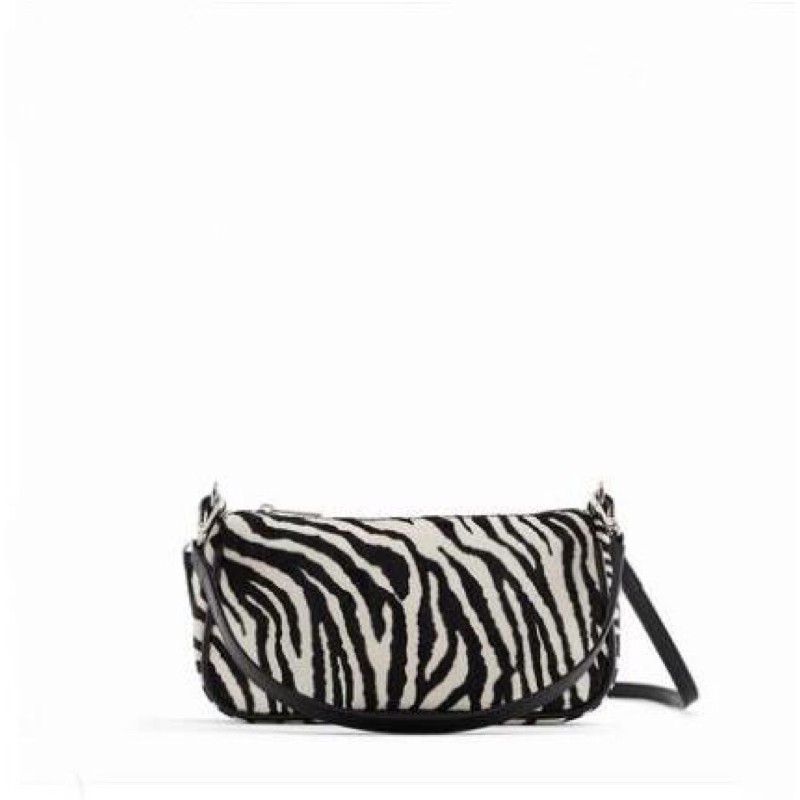 ORIGINAL  Zara zebra shoulder bag / tas wanita pundak