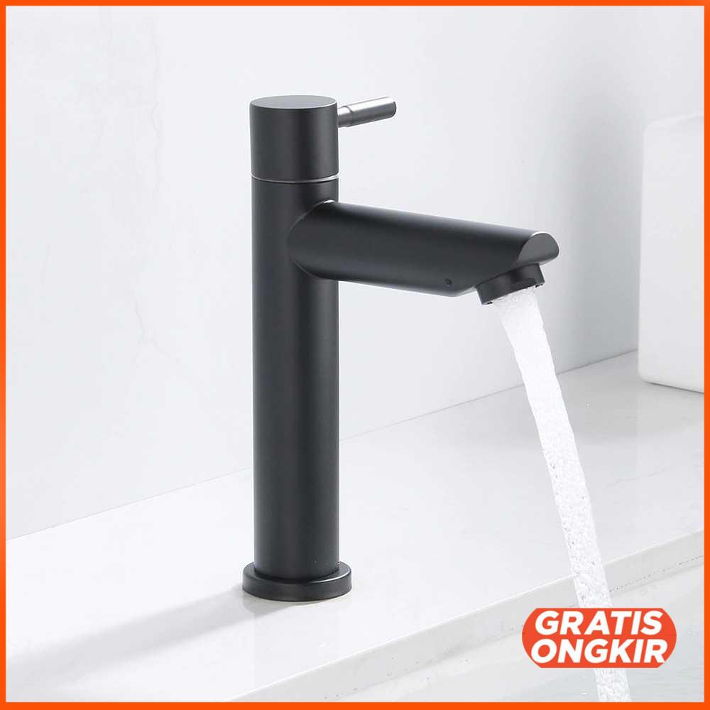 Keran Air Bathroom Single Cold Faucet Stainless Steel WB1132