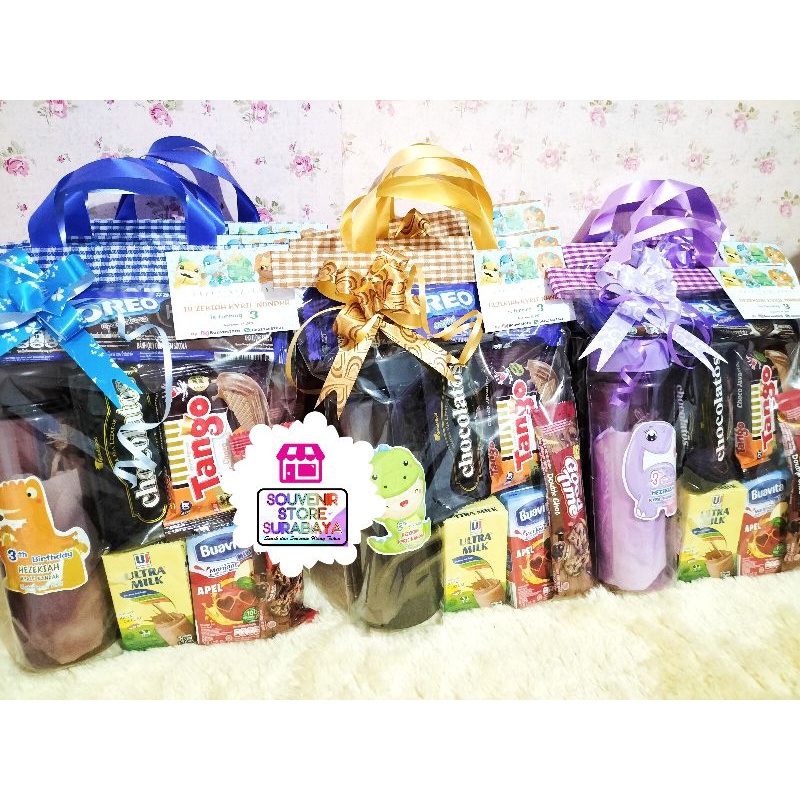 Souvenir Ultah My Bottle/ Bingkisan Ultah Anak / Goodiebag Snack / Tumblr Custom / My bottle