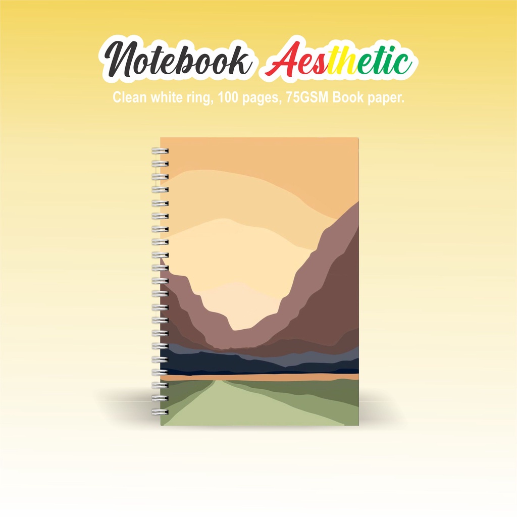 

Notebook Aesthetic BOOKPAPER GRID/KOTAK2#DOTTED/TITIK2#BLANK/POLOS#GARIS/LINE