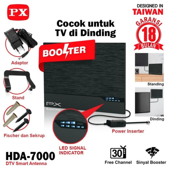 DTV Smart Antena PX HDA7000 / Antena PX Booster HDA 7000 Kwalitas no 1